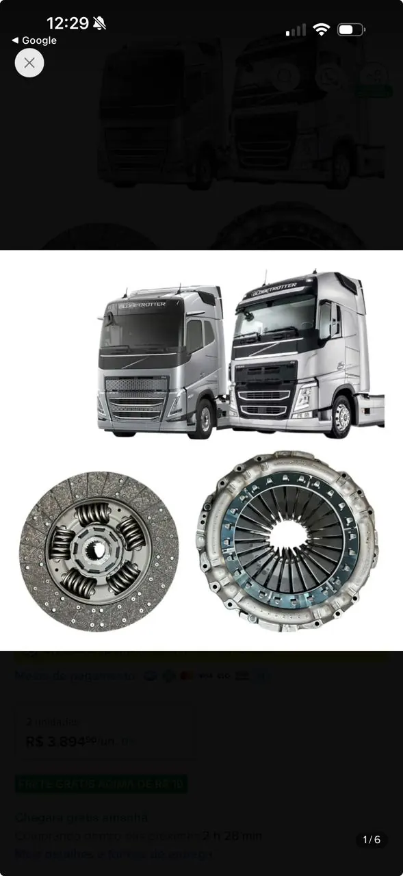 Kit de embreagem Volvo New FH